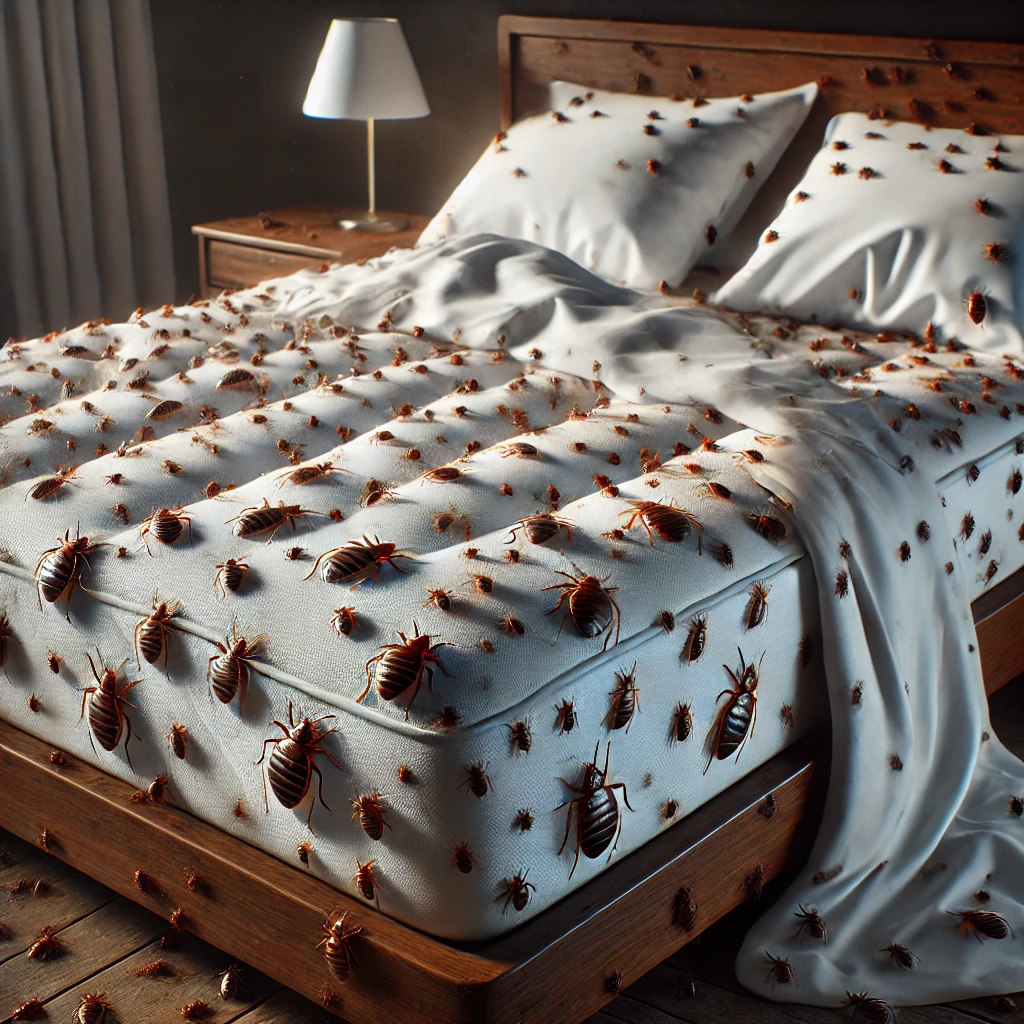 bed-infested-with-bed-bugs