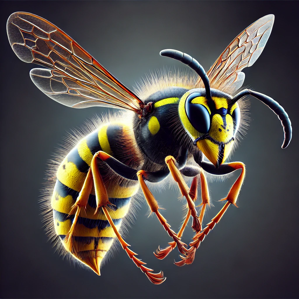close-up-image-of-a-wasp